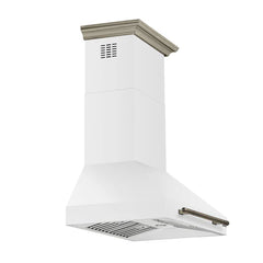 Forno Aria 30-Inch Wall-Mounted Range Hood – 600 CFM – 4-Speed Fan – Ducted Ventilation