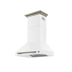 Forno Aria 30-Inch Wall-Mounted Range Hood – 600 CFM – 4-Speed Fan – Ducted Ventilation