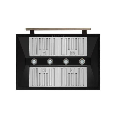 Forno Aria 36-Inch Wall-Mounted Range Hood – 1,200 CFM – 4-Speed Fan – Ducted Ventilation