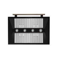 Forno Aria 36-Inch Wall-Mounted Range Hood – 1,200 CFM – 4-Speed Fan – Ducted Ventilation