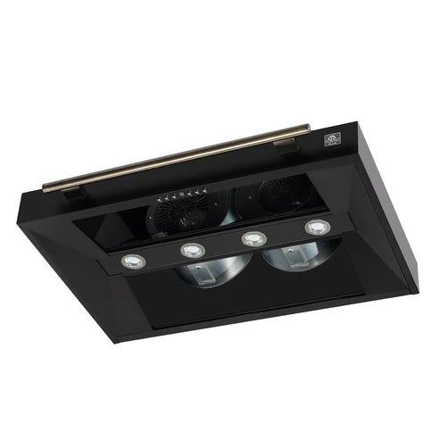 Forno Aria 36-Inch Wall-Mounted Range Hood – 1,200 CFM – 4-Speed Fan – Ducted Ventilation