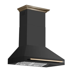 Forno Aria 36-Inch Wall-Mounted Range Hood – 1,200 CFM – 4-Speed Fan – Ducted Ventilation
