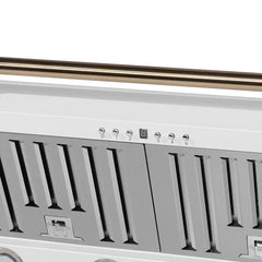 Forno Aria 36-Inch Wall-Mounted Range Hood – 1,200 CFM – 4-Speed Fan – Ducted Ventilation