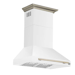 Forno Aria 36-Inch Wall-Mounted Range Hood – 1,200 CFM – 4-Speed Fan – Ducted Ventilation