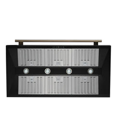 Forno Aria 48-Inch Wall-Mounted Range Hood – 1,200 CFM – 4-Speed Fan – Ducted Ventilation - FRHWM5095-48