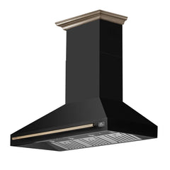 Forno Aria 48-Inch Wall-Mounted Range Hood – 1,200 CFM – 4-Speed Fan – Ducted Ventilation - FRHWM5095-48