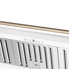 Forno Aria 48-Inch Wall-Mounted Range Hood – 1,200 CFM – 4-Speed Fan – Ducted Ventilation - FRHWM5095-48