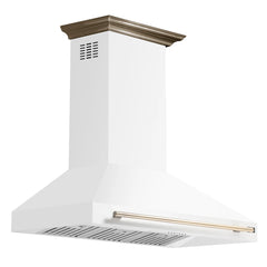 Forno Aria 48-Inch Wall-Mounted Range Hood – 1,200 CFM – 4-Speed Fan – Ducted Ventilation - FRHWM5095-48