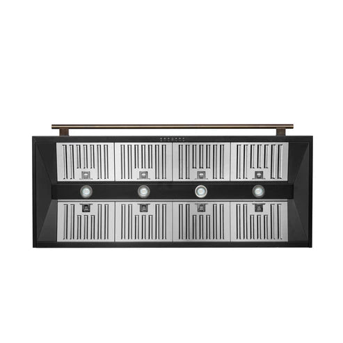 Forno Aria 60-Inch Wall-Mounted Range Hood – 1,200 CFM – 4-Speed Fan - FRHWM5095-60