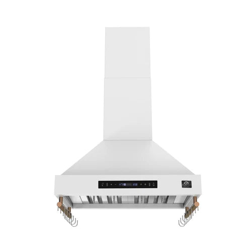 Forno Venezia 30-Inch Wall-Mounted Range Hood – Touch Controls – Baffle Filters – 3-Speed Ventilation - FRHWM5503-30