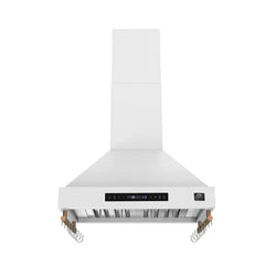 Forno Venezia 30-Inch Wall-Mounted Range Hood – Touch Controls – Baffle Filters – 3-Speed Ventilation - FRHWM5503-30