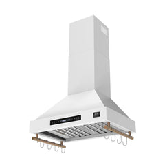 Forno Venezia 30-Inch Wall-Mounted Range Hood – Touch Controls – Baffle Filters – 3-Speed Ventilation - FRHWM5503-30