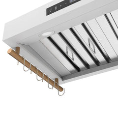 Forno Venezia 30-Inch Wall-Mounted Range Hood – Touch Controls – Baffle Filters – 3-Speed Ventilation - FRHWM5503-30