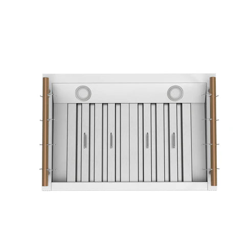 Forno Venezia 30-Inch Wall-Mounted Range Hood – Touch Controls – Baffle Filters – 3-Speed Ventilation - FRHWM5503-30