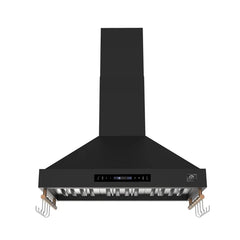 Forno Venezia 36-Inch Wall-Mounted Range Hood – Touch Controls – Baffle Filters – 3-Speed Ventilation - FRHWM5503-36