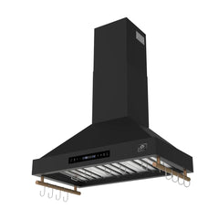 Forno Venezia 36-Inch Wall-Mounted Range Hood – Touch Controls – Baffle Filters – 3-Speed Ventilation - FRHWM5503-36