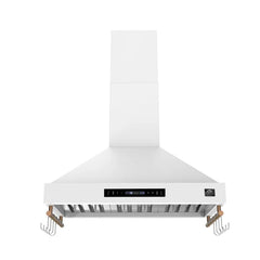Forno Venezia 36-Inch Wall-Mounted Range Hood – Touch Controls – Baffle Filters – 3-Speed Ventilation - FRHWM5503-36