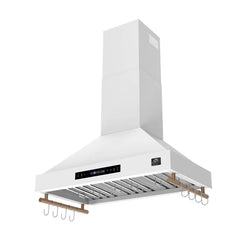 Forno Venezia 36-Inch Wall-Mounted Range Hood – Touch Controls – Baffle Filters – 3-Speed Ventilation - FRHWM5503-36