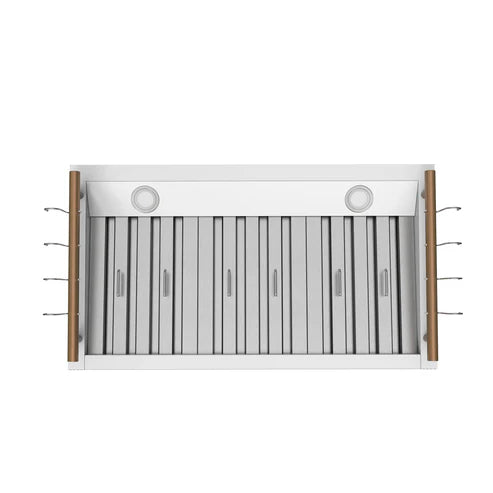 Forno Venezia 36-Inch Wall-Mounted Range Hood – Touch Controls – Baffle Filters – 3-Speed Ventilation - FRHWM5503-36