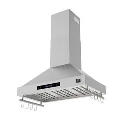 Forno Venezia 36-Inch Wall-Mounted Range Hood – Touch Controls – Baffle Filters – 3-Speed Ventilation - FRHWM5503-36