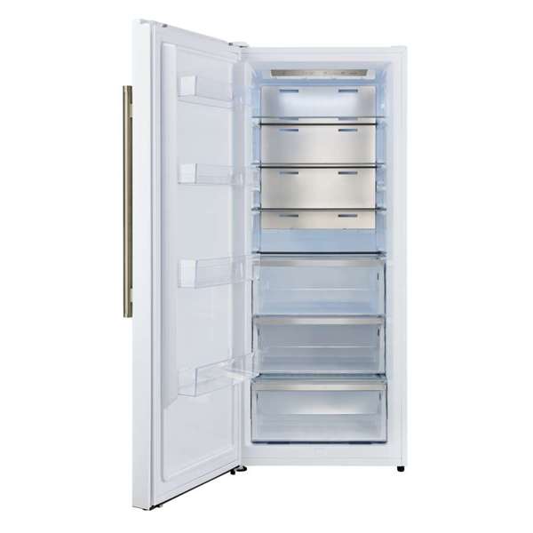 Forno Maderno 2-28-Inch Wide Convertible Refrigerator/Freezer in White, Decorative Trim, 27.2 cu.ft, 84-Inch High, ENERGY STAR Certified - FFFFD1722-60MG-WHT