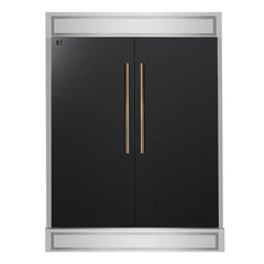 Forno Maderno 2-28-Inch Wide Convertible Refrigerator/Freezer, Decorative Trim, 27.2 cu.ft, 84-Inch High, ENERGY STAR Certified - FFFFD1722-60MG