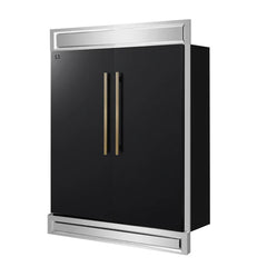 Forno Maderno 2-28-Inch Wide Convertible Refrigerator/Freezer, Decorative Trim, 27.2 cu.ft, 84-Inch High, ENERGY STAR Certified - FFFFD1722-60MG