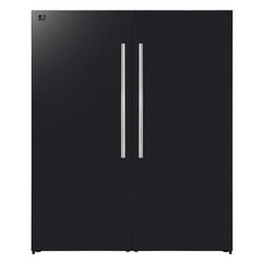 Forno Maderno 2-28-Inch Wide Convertible Refrigerator/Freezer, Decorative Trim, 27.2 cu.ft, 84-Inch High, ENERGY STAR Certified - FFFFD1722-60MG