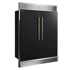 Forno Maderno 2-28-Inch Wide Convertible Refrigerator/Freezer, Decorative Trim, 27.2 cu.ft, 84-Inch High, ENERGY STAR Certified - FFFFD1722-60SG - The Home Selection