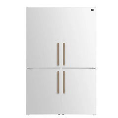 Forno Custodia 48-Inch Bottom Freezer Combo Refrigerator – 20.6 Cu. Ft. – Total No Frost – FFFFD1766-48