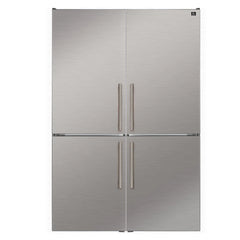 Forno Custodia 48-Inch Bottom Freezer Combo Refrigerator – 20.6 Cu. Ft. – Total No Frost – FFFFD1766-48