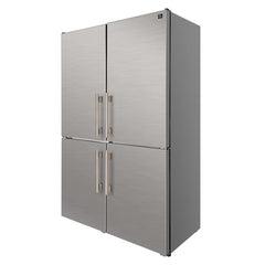 Forno Custodia 48-Inch Bottom Freezer Combo Refrigerator – 20.6 Cu. Ft. – Total No Frost – FFFFD1766-48