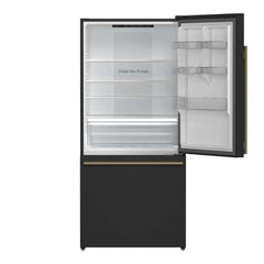 Forno Milano Espresso 31-Inch 17.2 cu. ft. Bottom Freezer Right Swing Door Refrigerator in Black - FFFFD1785-31BLK