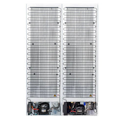 Forno Rivestito 42-Inch Panel Ready Double Bottom Freezer Refrigerator – 16.9 Cu. Ft. – Ice Maker – Total No Frost – Fast Cool & Fast Freeze - FFRBI1794-42