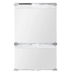 Forno Rivestito 42-Inch Panel Ready Double Bottom Freezer Refrigerator – 16.9 Cu. Ft. – Ice Maker – Total No Frost – Fast Cool & Fast Freeze - FFRBI1794-42