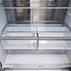 Forno Rivestito Refrigerator, French Door, 36", Fast Freeze - Fridge Drawers - The Home Selection
