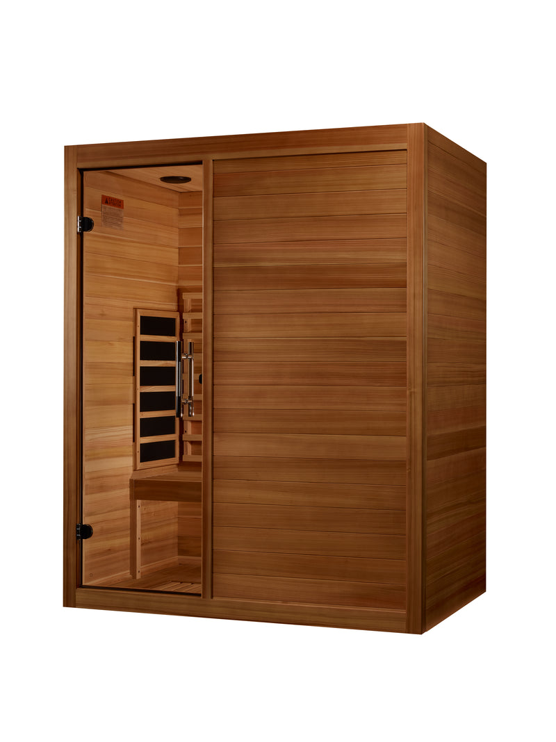 Maxxus 3 Person S-Line Infrared Sauna Full Spectrum with Pacific Cedar - MX-S306-01-FS-PC