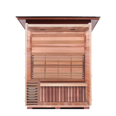 Enlighten Outdoor Dry Traditional Sauna - MoonLight 3 Slope