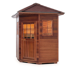 Enlighten Outdoor Full Spectrum Infrared Sauna - SIERRA 4C Peak