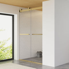 Altair Marcelo 48" W x 76" H By Pass Frameless Shower Door with Clear Glass