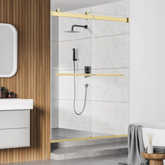 Altair Marcelo 48" W x 76" H By Pass Frameless Shower Door with Clear Glass