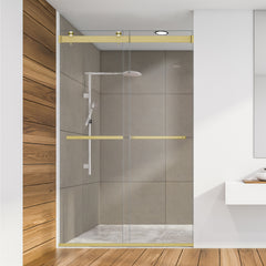 Altair Marcelo 48" W x 76" H By Pass Frameless Shower Door with Clear Glass