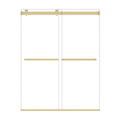 Altair Marcelo 60" W x 76" H By Pass Frameless Shower Door with Clear Glass