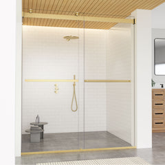 Altair Marcelo 64" W x 76" H By Pass Frameless Shower Door with Clear Glass