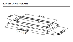 Faber Self-Supporting Liner with Hardware (Model Compatibility Required)