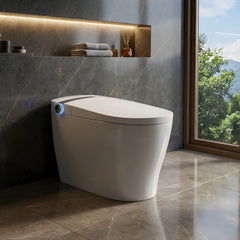 Altair Marcel Smart Toilet with Tankless Flush Bidet Wash, Auto Flush, 1.28 Gallons , Heat Seat, Warm Wash/Dryer, Soft Closing, Night Light, Remote Control