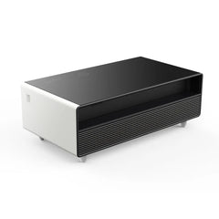 Forno Evoluto Tavolo 51-Inch Smart Coffee Table | Dual Refrigerator Drawers | Bluetooth 5.0 Audio | Wireless Charging | RGB Ambient Lighting - FCTFR7006-51