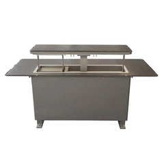 Forno Elevato Smart Bar Table | 5.3 cu.ft. Dual-Zone Fridge & Freezer | Bluetooth Remote Control | Motorized Lift Top - FBTFR7037-72
