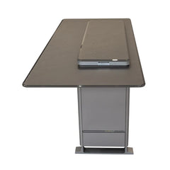 Forno Elevato Smart Bar Table | 5.3 cu.ft. Dual-Zone Fridge & Freezer | Bluetooth Remote Control | Motorized Lift Top - FBTFR7037-72