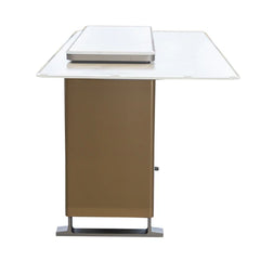Forno Elevato Smart Bar Table | 5.3 cu.ft. Dual-Zone Fridge & Freezer | Bluetooth Remote Control | Motorized Lift Top - FBTFR7037-72